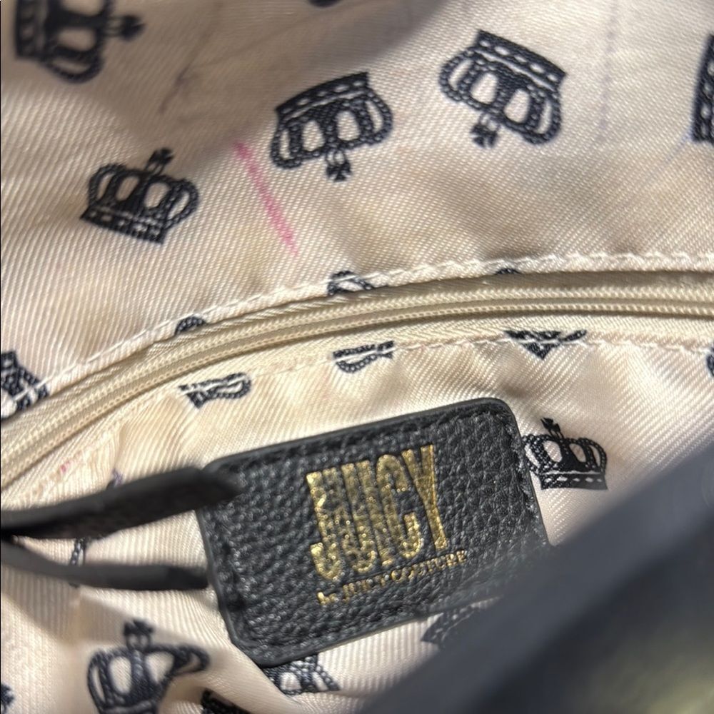 JUICY COUTURE Handbag Faux Pebbled Leather - Picture 6 of 12